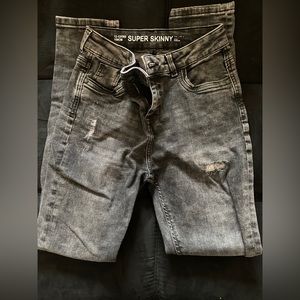 Kids Black Super Skinny Jeans